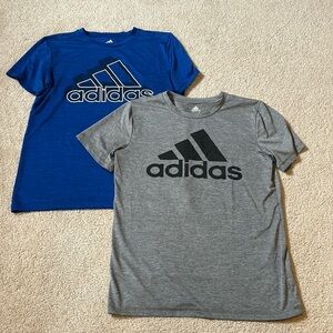 *Set* of 2 Boys L Adidas shirts